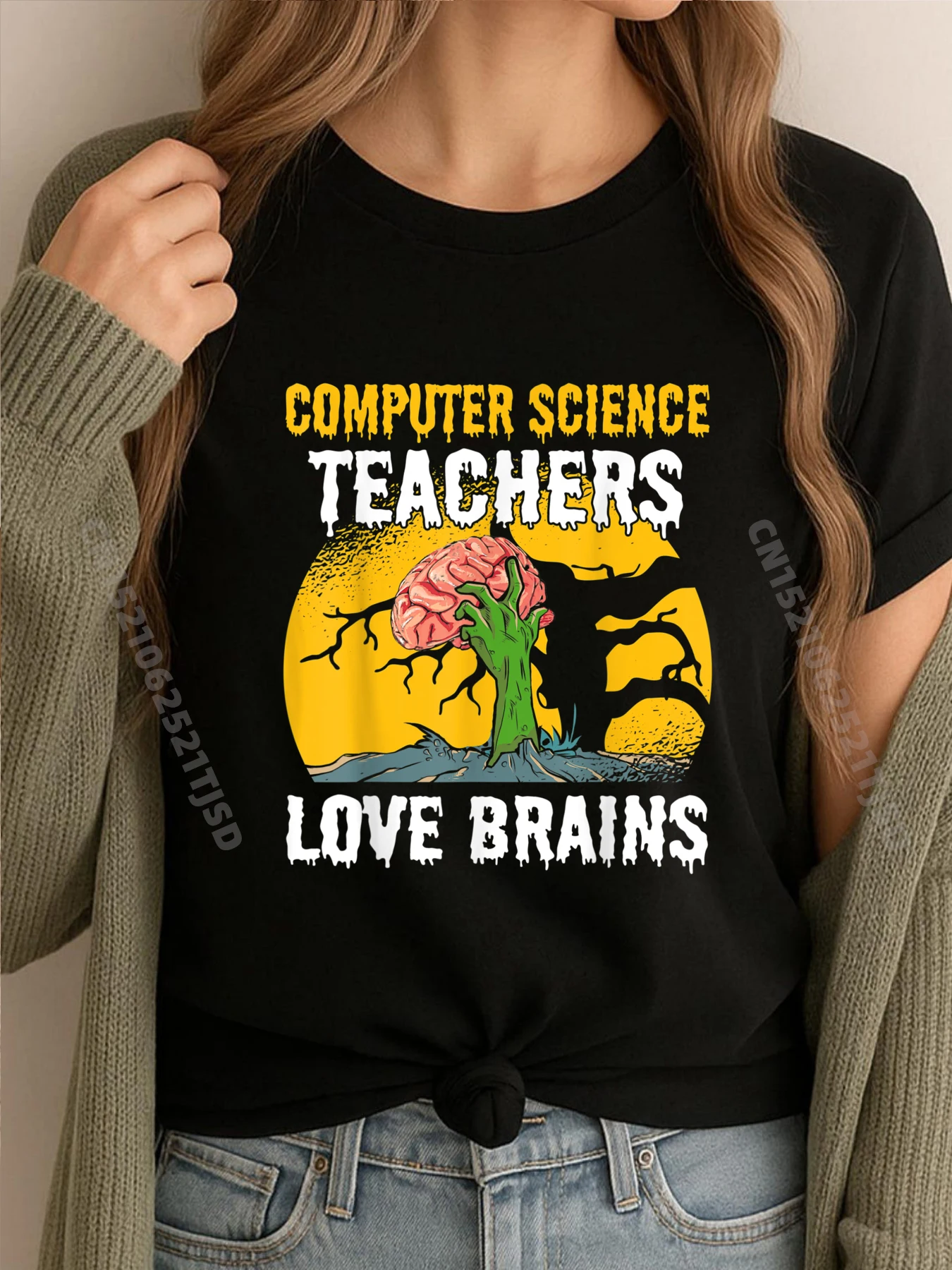 

Компьютер Наука Учители Любовь Мозги Зомби Хэллоуин Роскошные Дизайнерские Пары Осенняя Брендовая Одежда День Святого Патрика