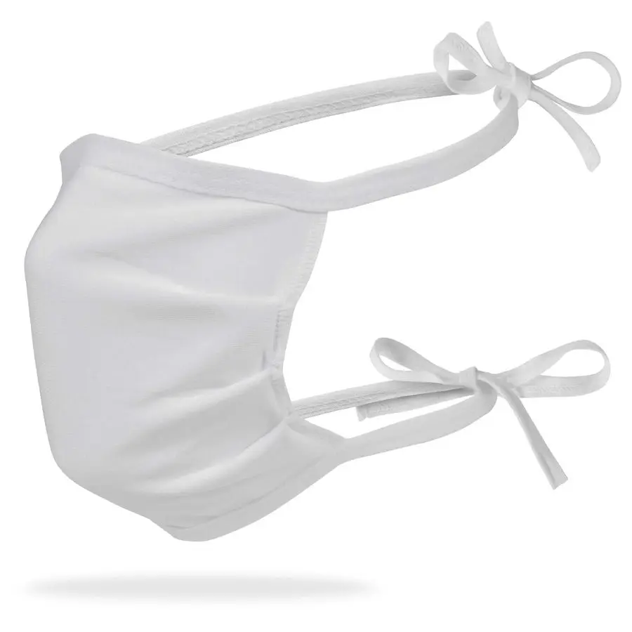UnisexAdult Reusable 3Layer Tie On Cotton Face Mask 48 Pack