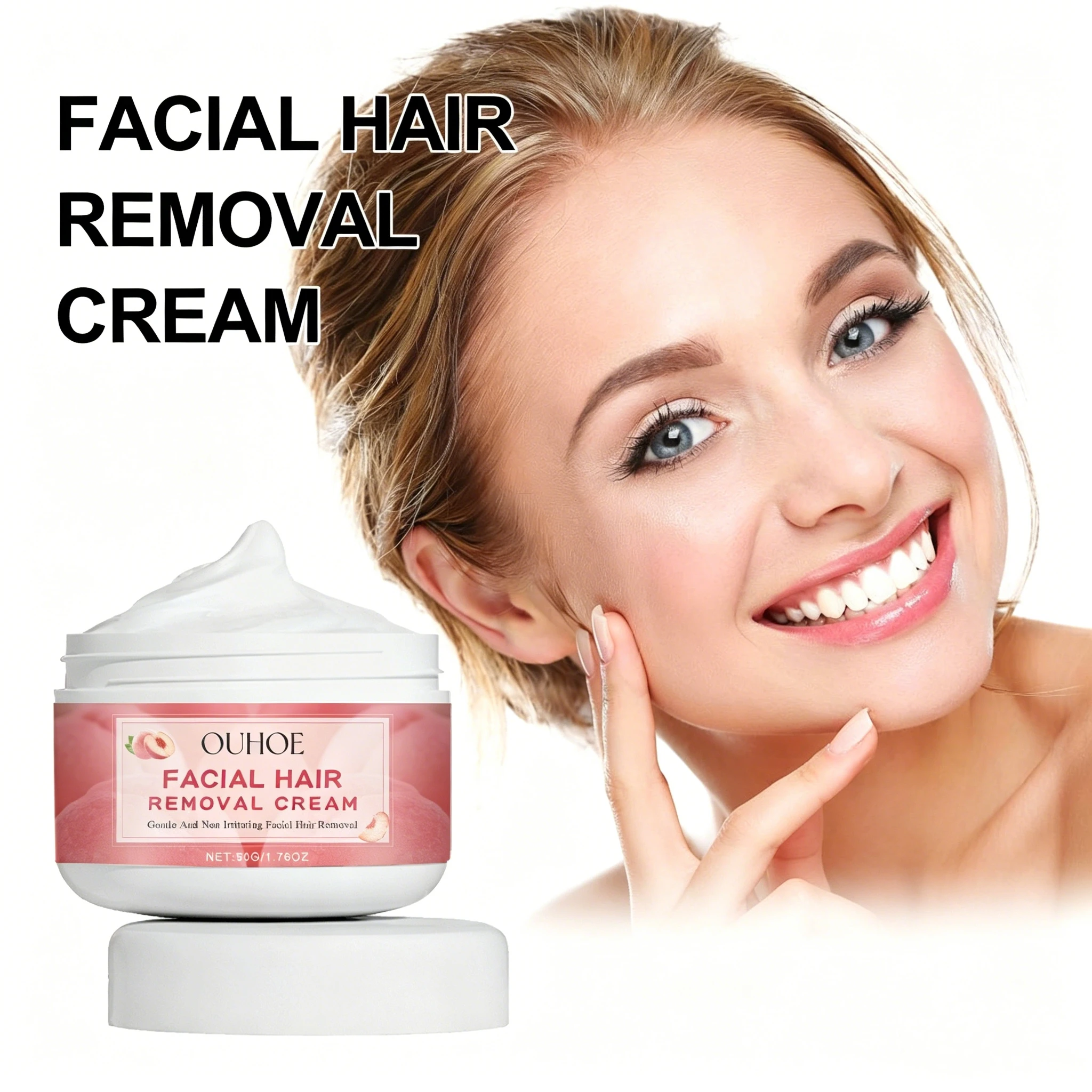 Facial Hair Removal Cream Fast Painless Depilation Hair Growth Inhibitor Lip Face Lasting Moisturizing Permanent Depilatory