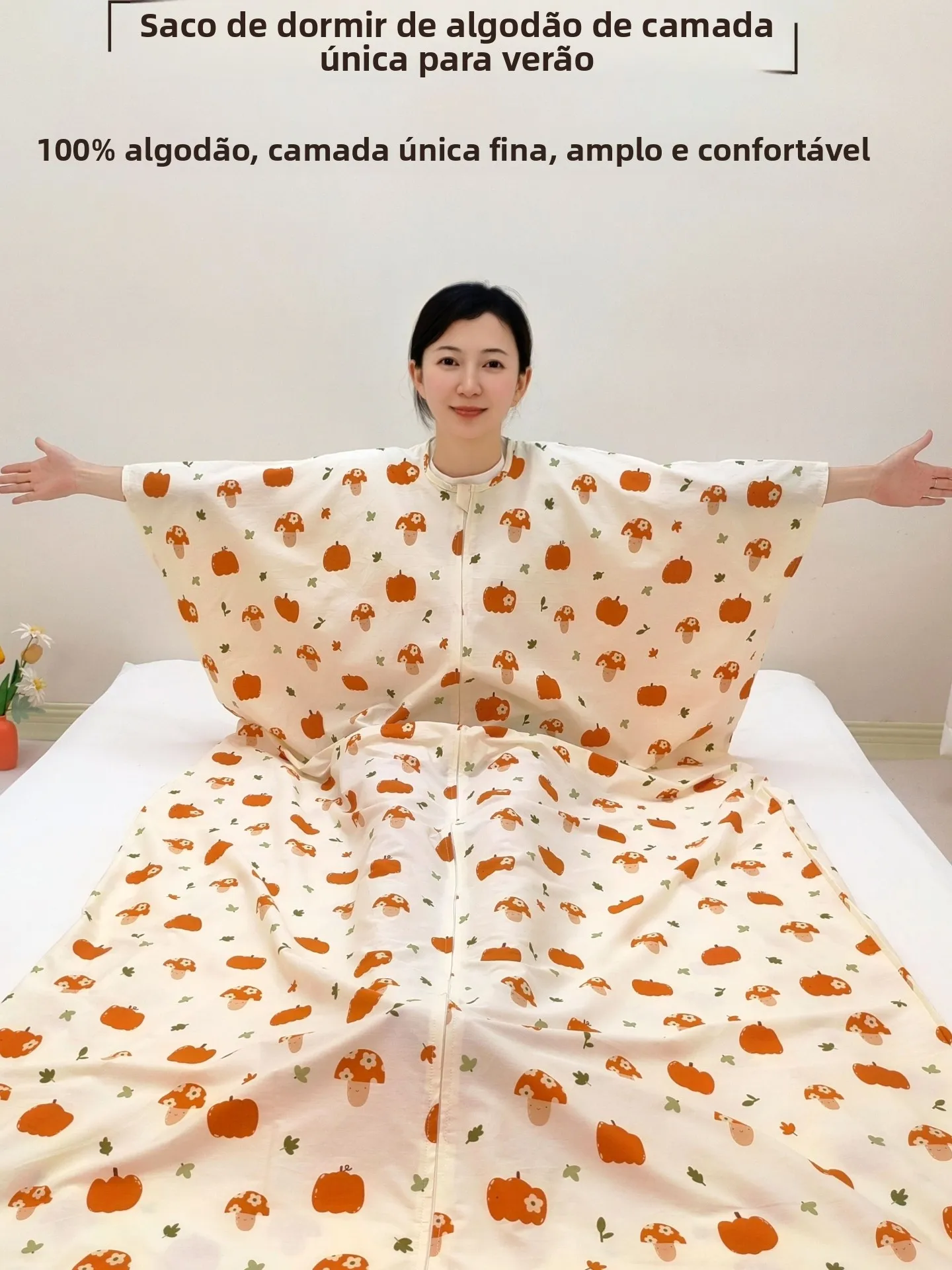 pure-cotton-single-layer-summer-sleep-bag-breathable-comfortable-anti-kick-air-conditioned-room-dirt-resistant-for-adults-and