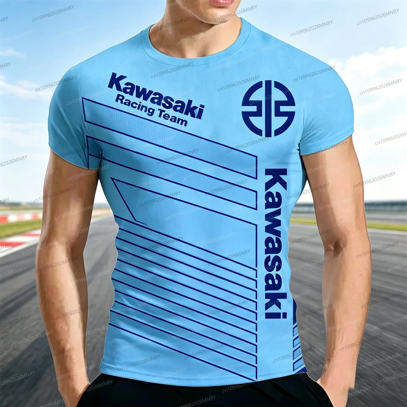 

Новая мужская футболка, женская футболка с логотипом мотоцикла Kawasaki, 3D принт, быстросохнущая дышащая одежда, мужская модная спортивная футболка