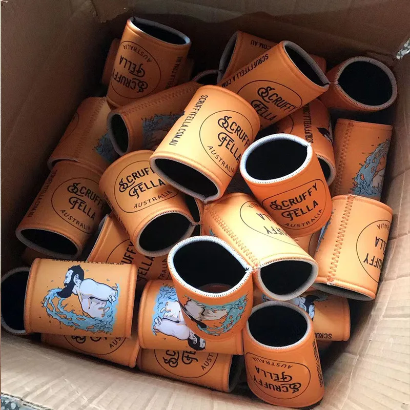 100pcs FACTORY WHOLESALE PERSONALISED STUBBY HOLDER Neoprene Can Cooler Bulk To Keep Cold Custom Stubbie   Man Cave Gift