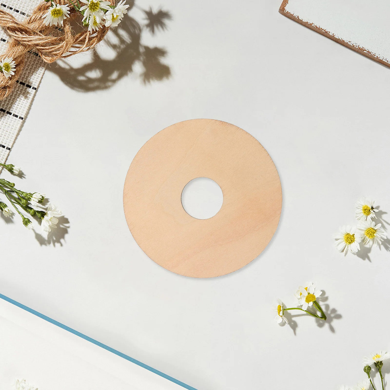 

10Pcs Wooden Wick Holders Making Accessory Center Your Wick Tool for Homemade Soy Candles Large Jar Compatible Craft