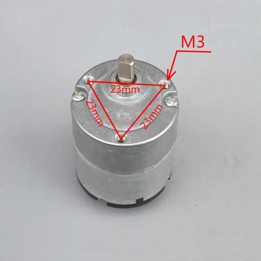 

33GB-520 170-350 RPM Carbon Brush Motor DC6-12V Reducer Motor Gear Box Metal Gear Forward and Reverse DC Gear Motor