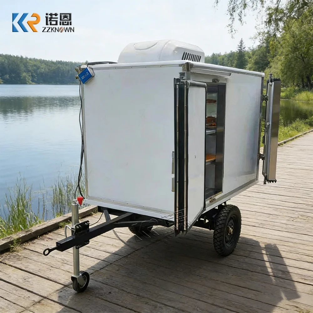 High Quality Energy Saving Refrigerated Truck Intelligent Temperature Controlled Cold Storage Trailer for Seafood Delivery