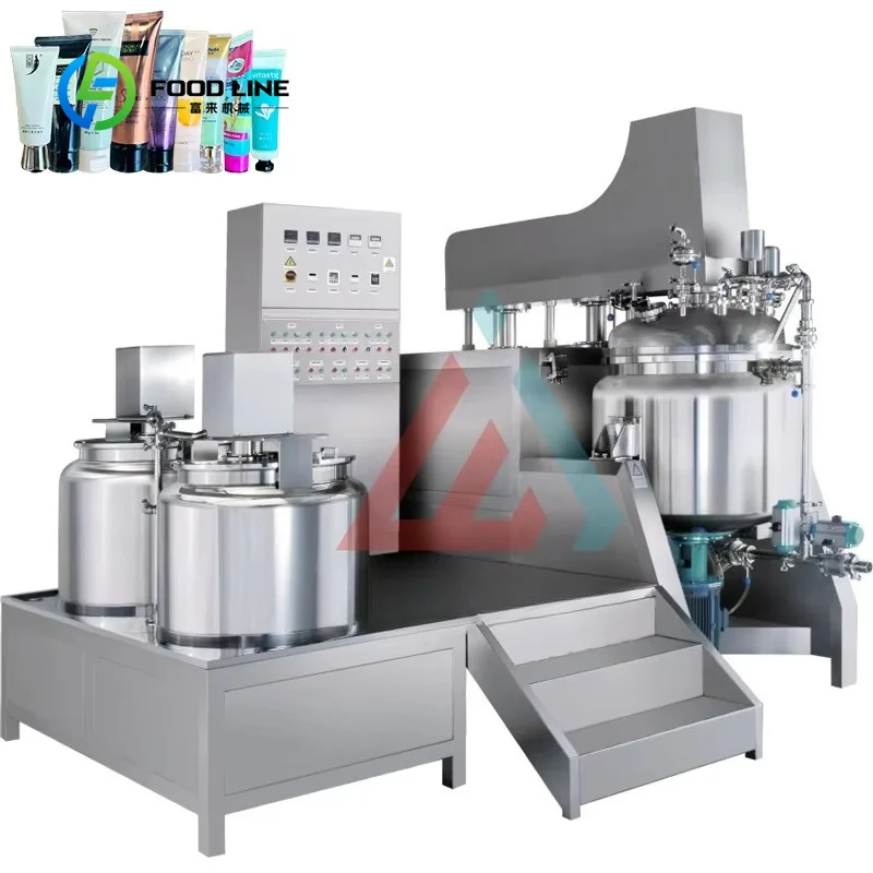 customized Internal Circulation Vacuum Mixer Industrial Grade Emulsifier for Cosmetic Cream and Ointment Workshop