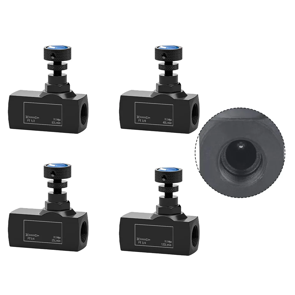1pc Hydraulic One-way Throttle Valve Flow Control Adjustable For Injection Molding Machines Accessories