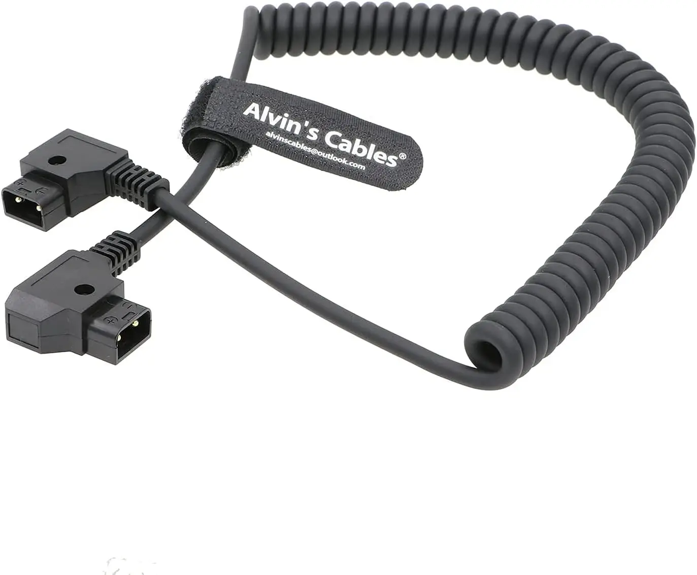 

Alvin's Cables D-Tap Male to Dtap Мужской спиральный удлинительный кабель для батареи DSLR Rig