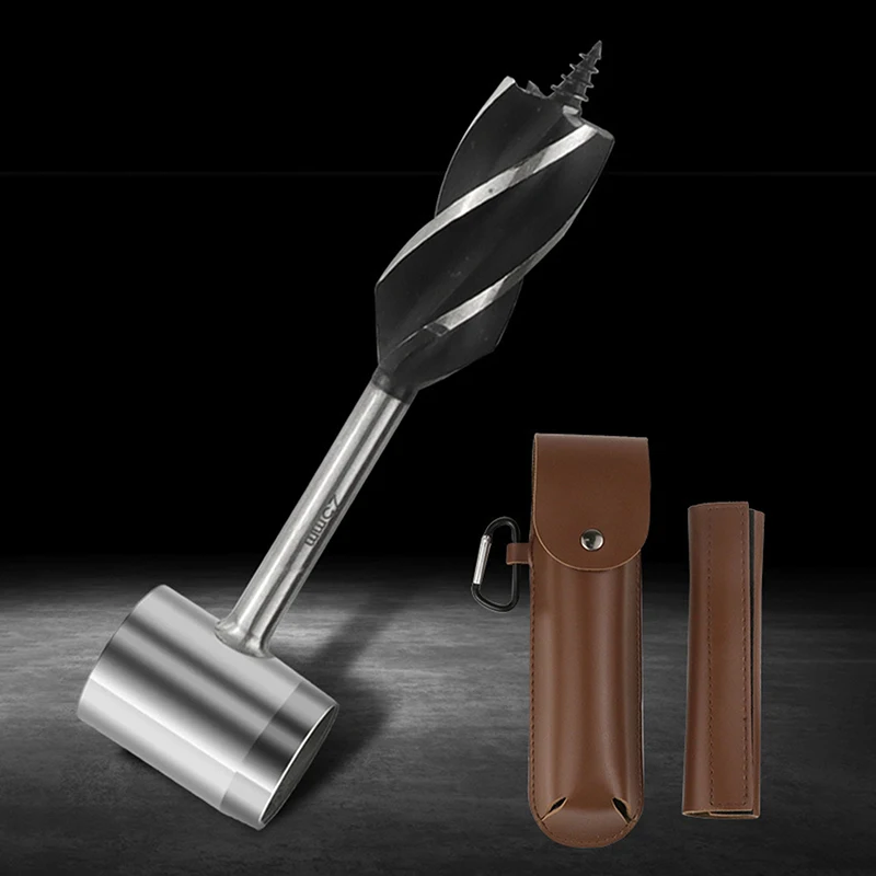 

Портативные ручные шнековые сверла, инструмент для выживания на открытом воздухе, деревообработка, кемпинг, пеший туризм