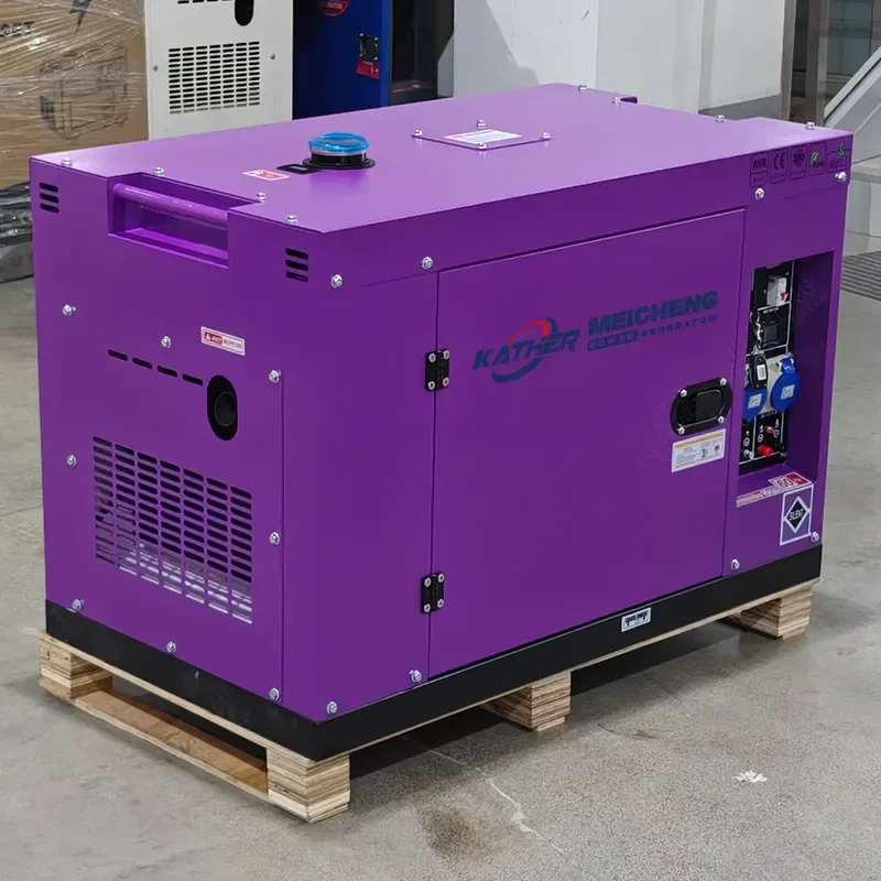 New Product AC Single Phase 5KVA 8KVA 10KVA 10KW Portable Generator Set Electric Start 5KW 8KW 15KW Air Cooled
