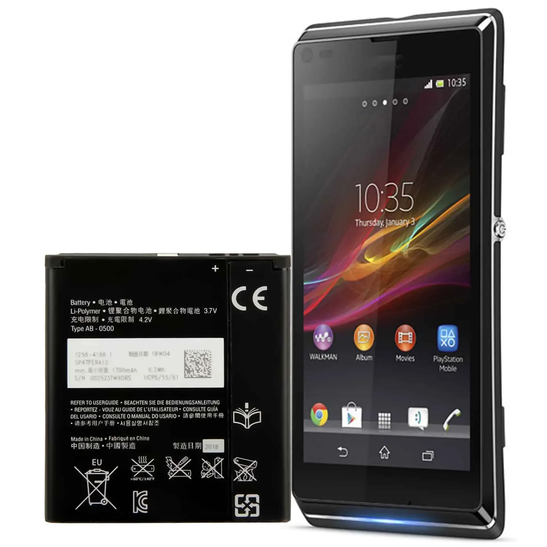 Сменная батарея BA900 для Sony Xperia TX LT29i Xperia J ST26i ST26a Xperia L C2104 C2105 AB-0500, новая батарея для телефона