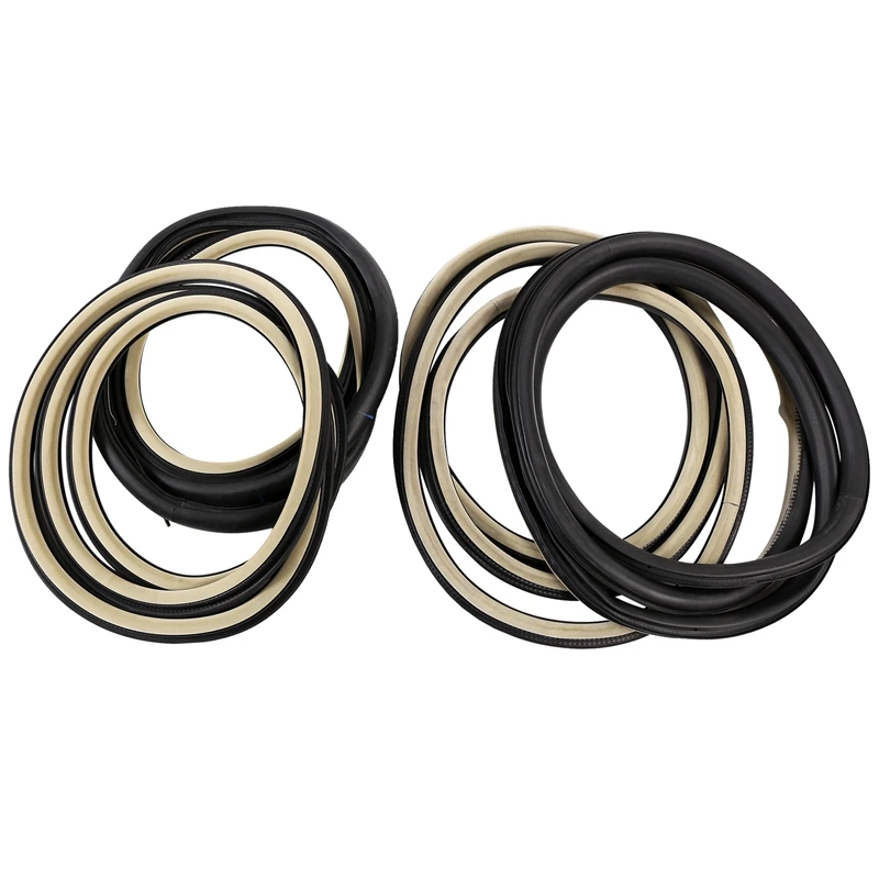 

1Set Car Door Frame Seal Entry Sealing Strip 9025E5 9025E6 9025E7 For Peugeot 508 Citroen C5 X7