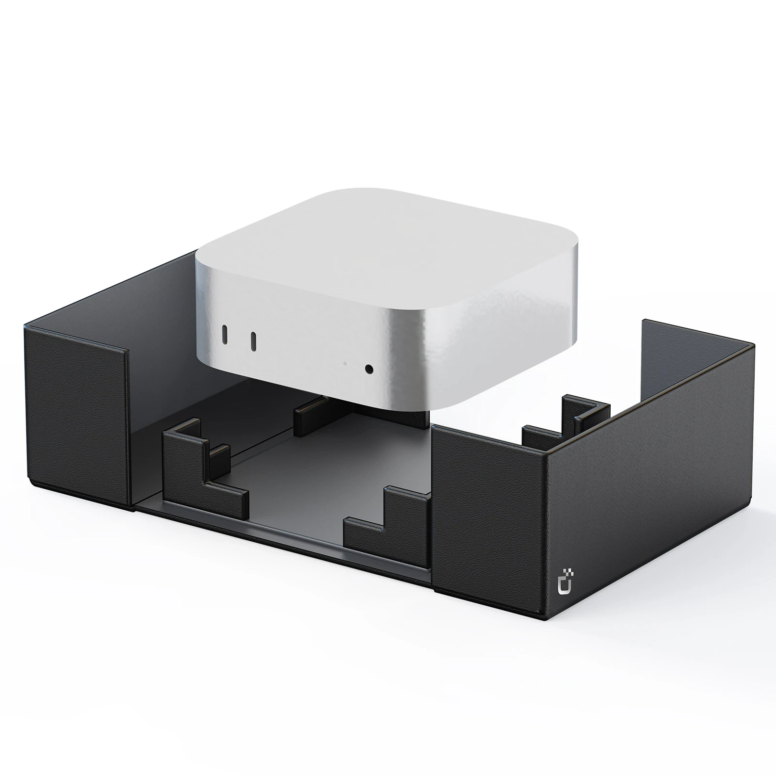 

PU Leather Storage Box for Mac mini M4/M4 Pro Tabletop storage stand