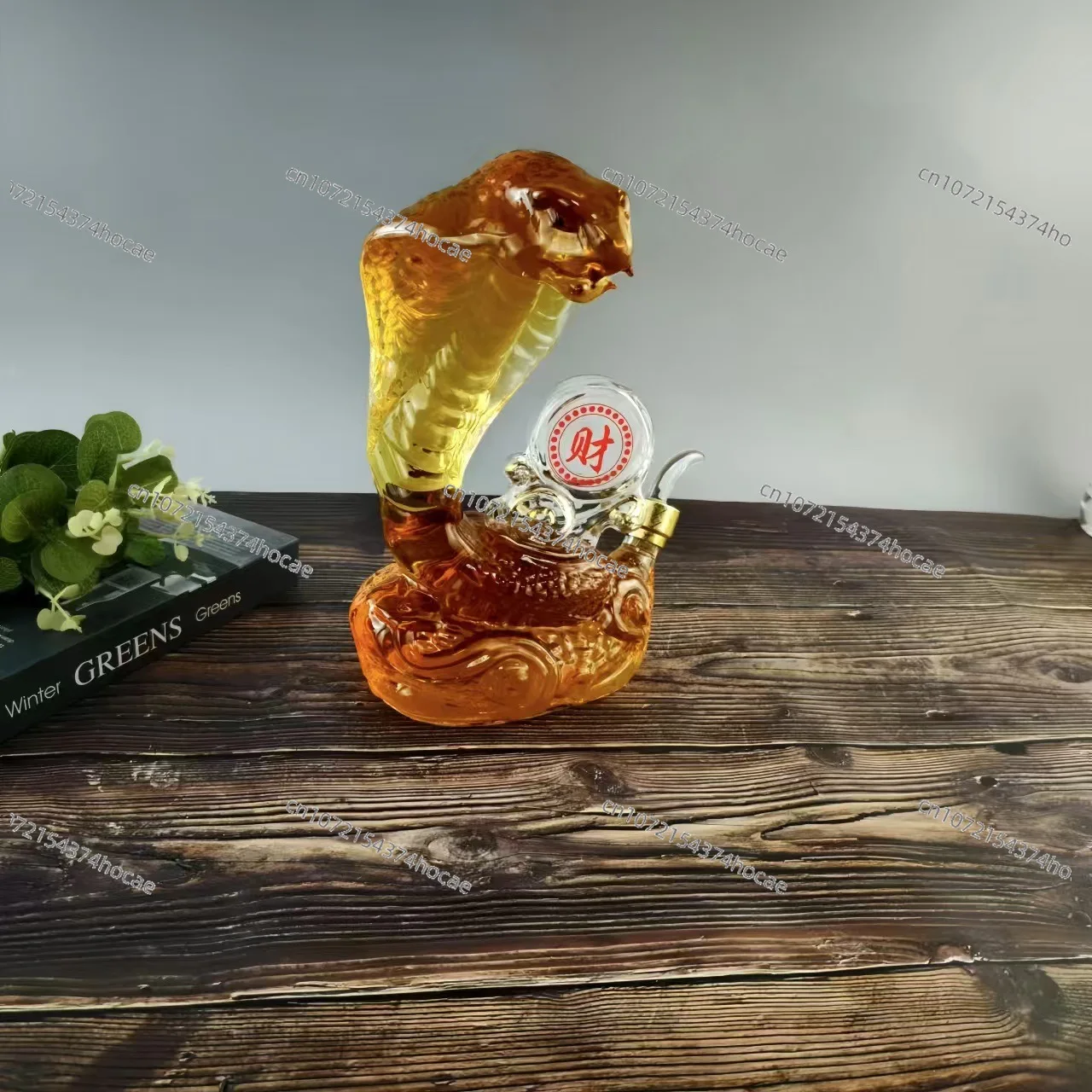 Serpentine Sparkling Wine Bottle High Borosilicate Special-shaped Glass Craft Wine Bottle