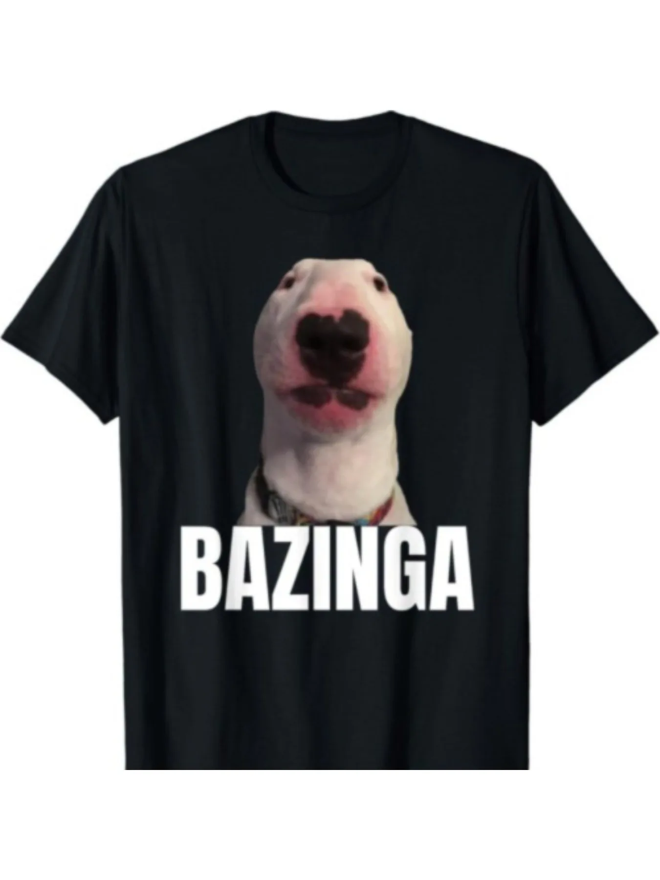 

Bazinga - Funny Awkward Terrier Dog Generation Z Trend Teen Slang Gift Unisex T-Shirt-DXC01051