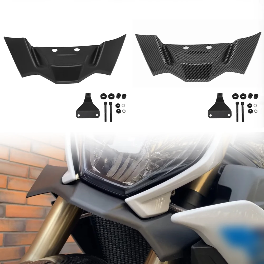 Front Down Pressure Wing Spoiler Kit for BMW For S1000R For M1000R 2021 2024 ABS Iron Frame Black Carbon Options