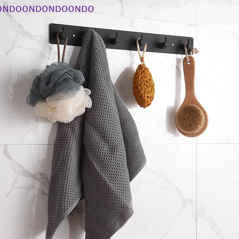 Self Adhesive Stainless Steel Multi Hooks Rustproof Waterproof Sticky Hooks for Door Wall Robe Tea Towel Storage