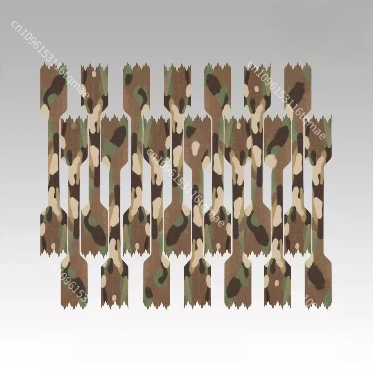 Camouflage Elements Decorative Fabric Strip 14pcs Adaptation A-23 List Helmet Cover Aylet Shoulder Guard  Includ MOLLE Systems