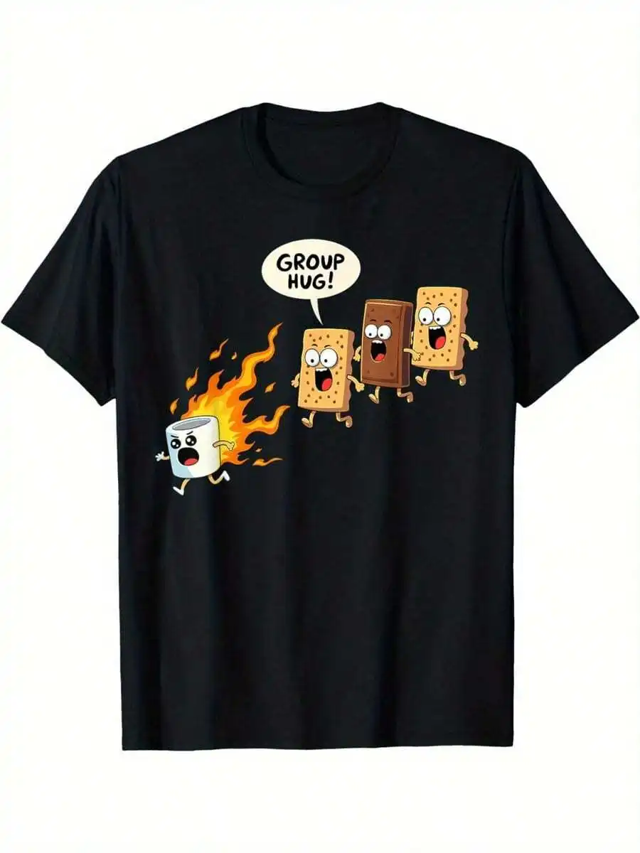 Funny Camping Smores Group Hug Cute S'mores T-Shirt