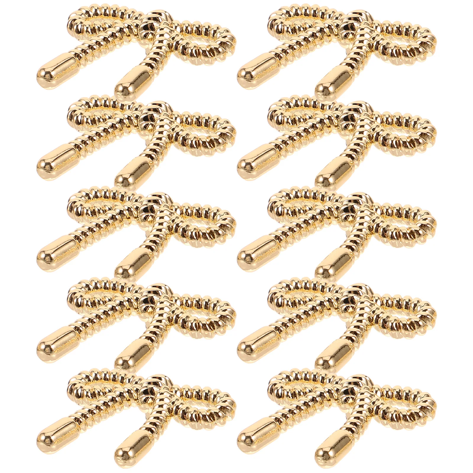 

10pcs Bow For Clothes Metal Sewing Fasteners Clothing Buttons Diy Accessories Sewing Supplies Cloak Coat Buttons