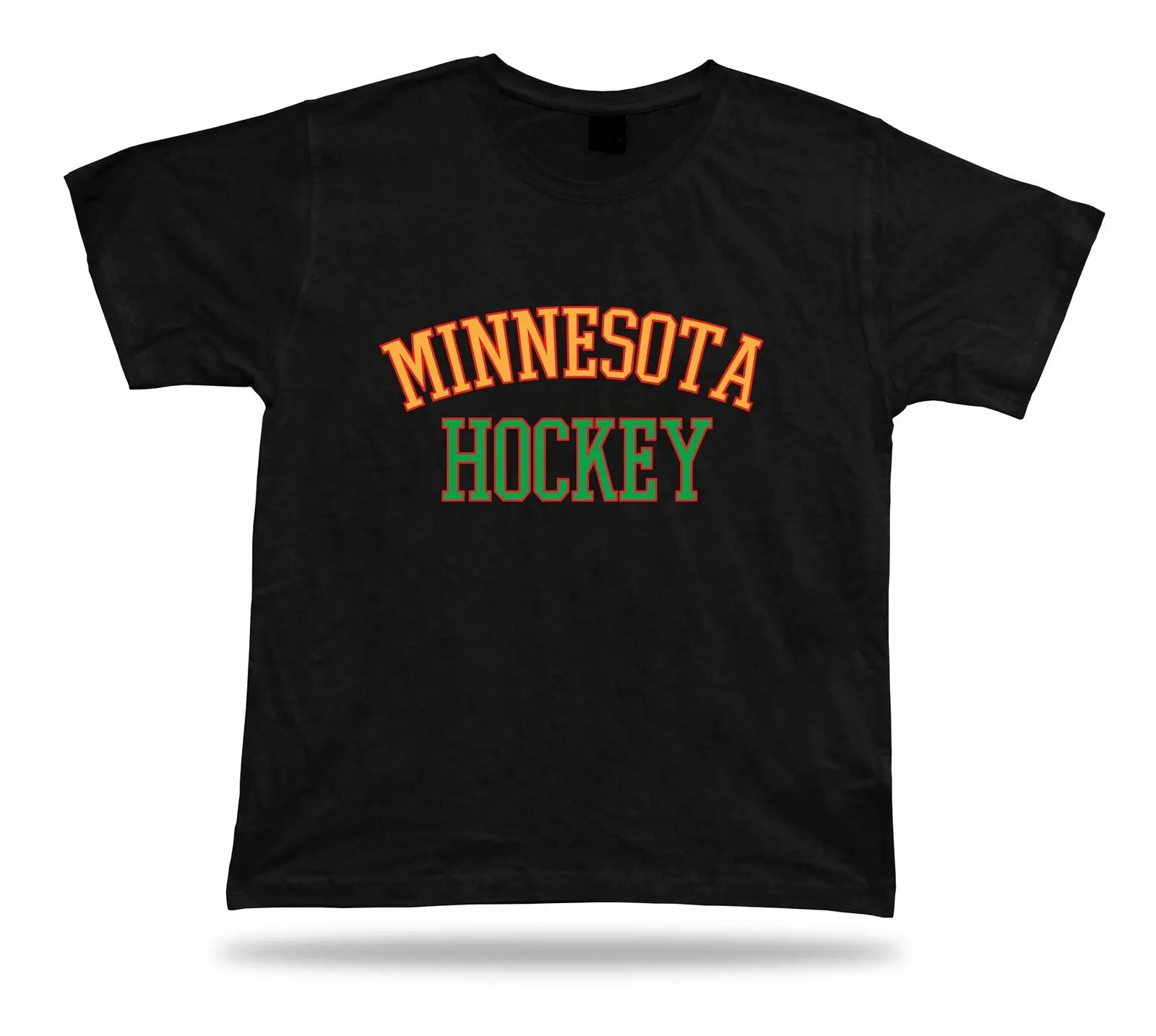 MINNESOTA HOCKEY t-shirt tee red green gold MN USA ice apparel winter design