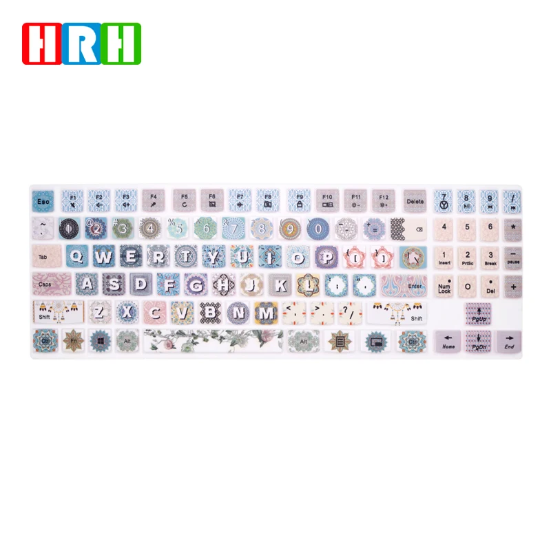 HRH Stylish Design Keyboard Cover Skin for Lenovo Legion 15.6