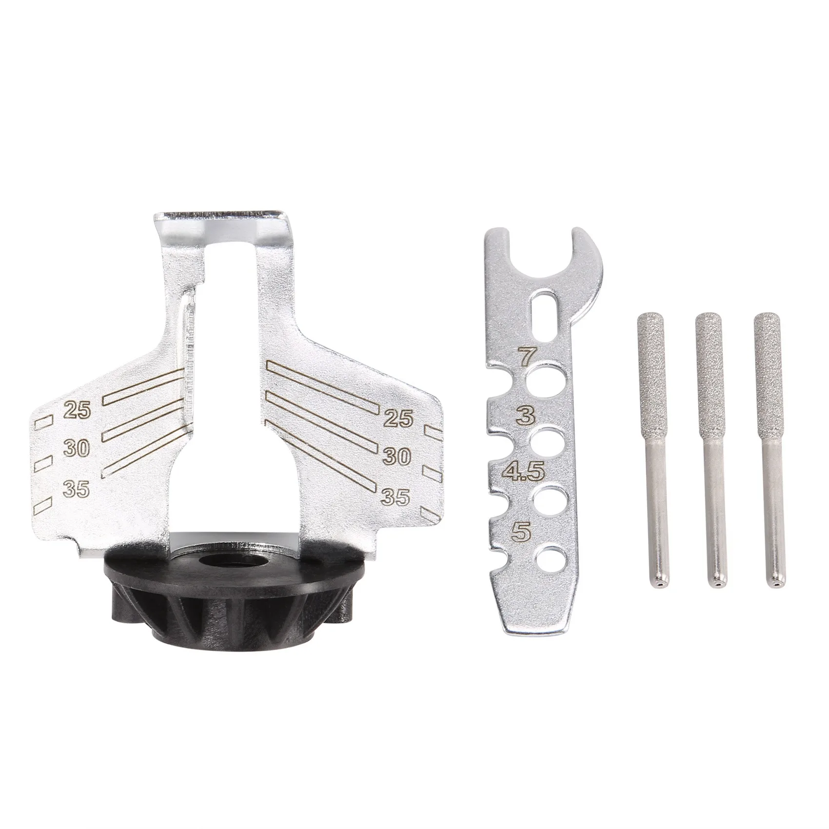 A04G-Chainsaw Sharpening Kit Electric Grinder Sharpening Polishing Attachment Set Saw Chain Tool Drill Rotary Accessories Set