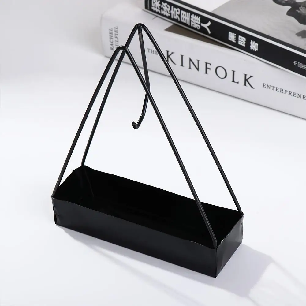 Triangular Shape Iron Mosquito Coil Holder Portable Anti-Scald Mosquito Incense Rack Durable Vertical Triangle Coil Tray Patio