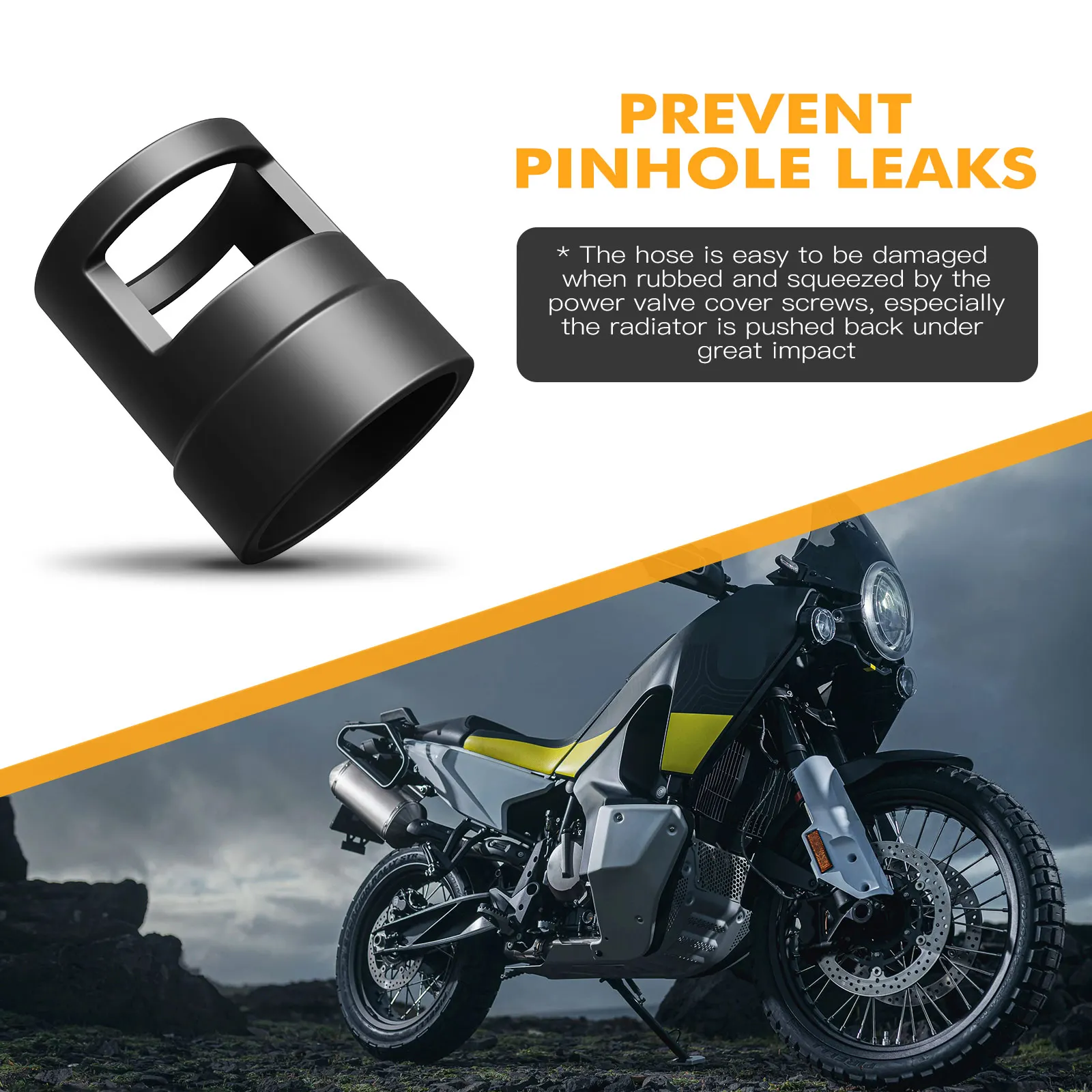 NICECNC For KTM 2020-2023 EXC 300 TPI EXC EXC-F TPI Six Days 150 200 250 300 350 400 450 500 Radiator Hose Guard Protector - Image 2