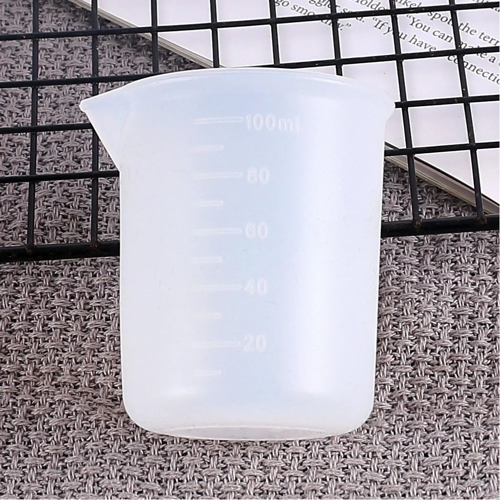 

10Pcs Silicone Measuring Cup Precise Scale Graduated Multipurpose Resin Mixing Cup for DIY Epoxy Paint Liquid Crafts
