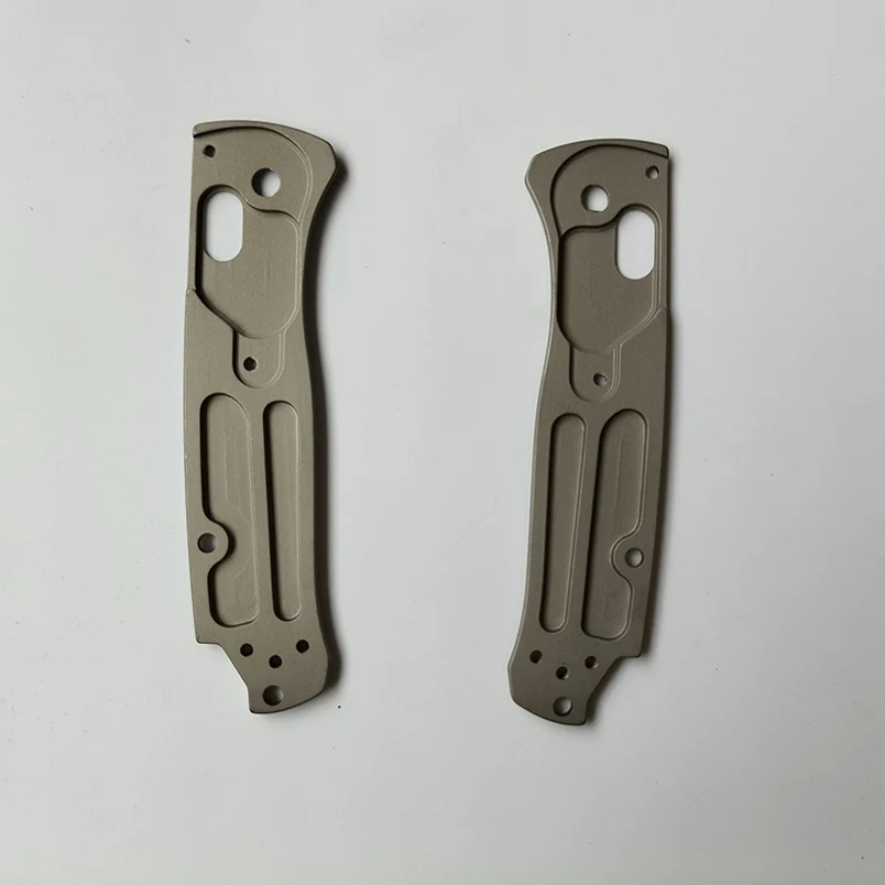 2025 جديد باستخدام الحاسب الآلي مخصص التيتانيوم قبضة مقبض الموازين بقع ل Benchmade Mini Bugout 533 سكين DIY بها بنفسك صنع الملحقات أجزاء