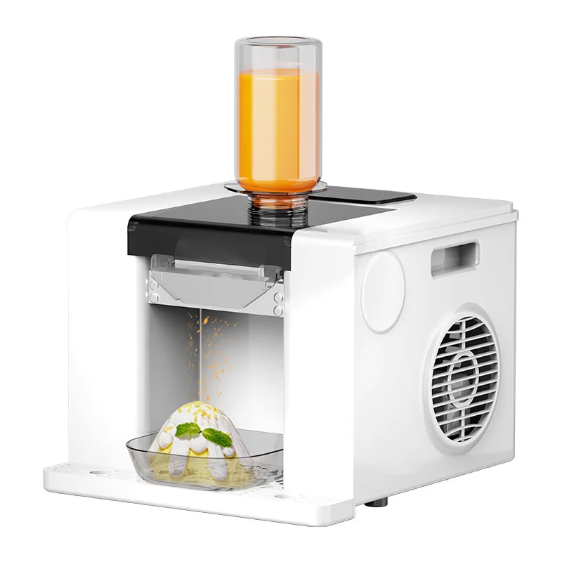 #Snow Flake Machine Commercial Soft-Serve Ice Cream Machine Shaved Ice Machine Crushed Ic e Machin e Dispense Ice Quantitatively