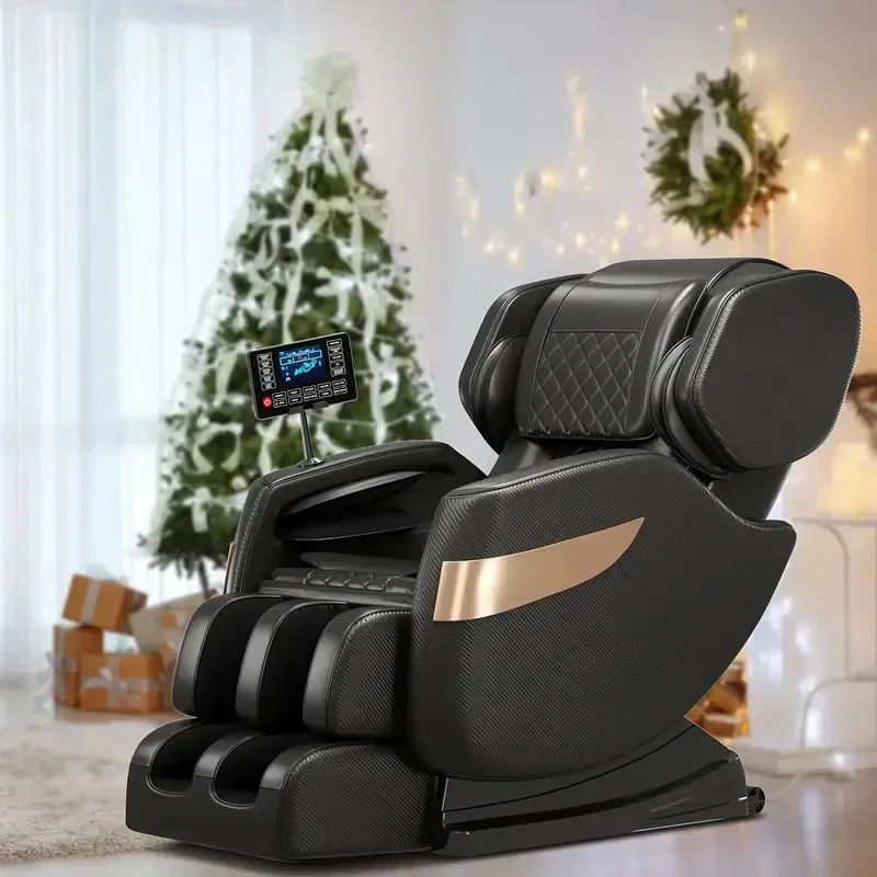 2026 8D Zero Gravity Full Body Massage Chair Deep Tissue Muscle Relaxation Stretch Roller for Home Office Use