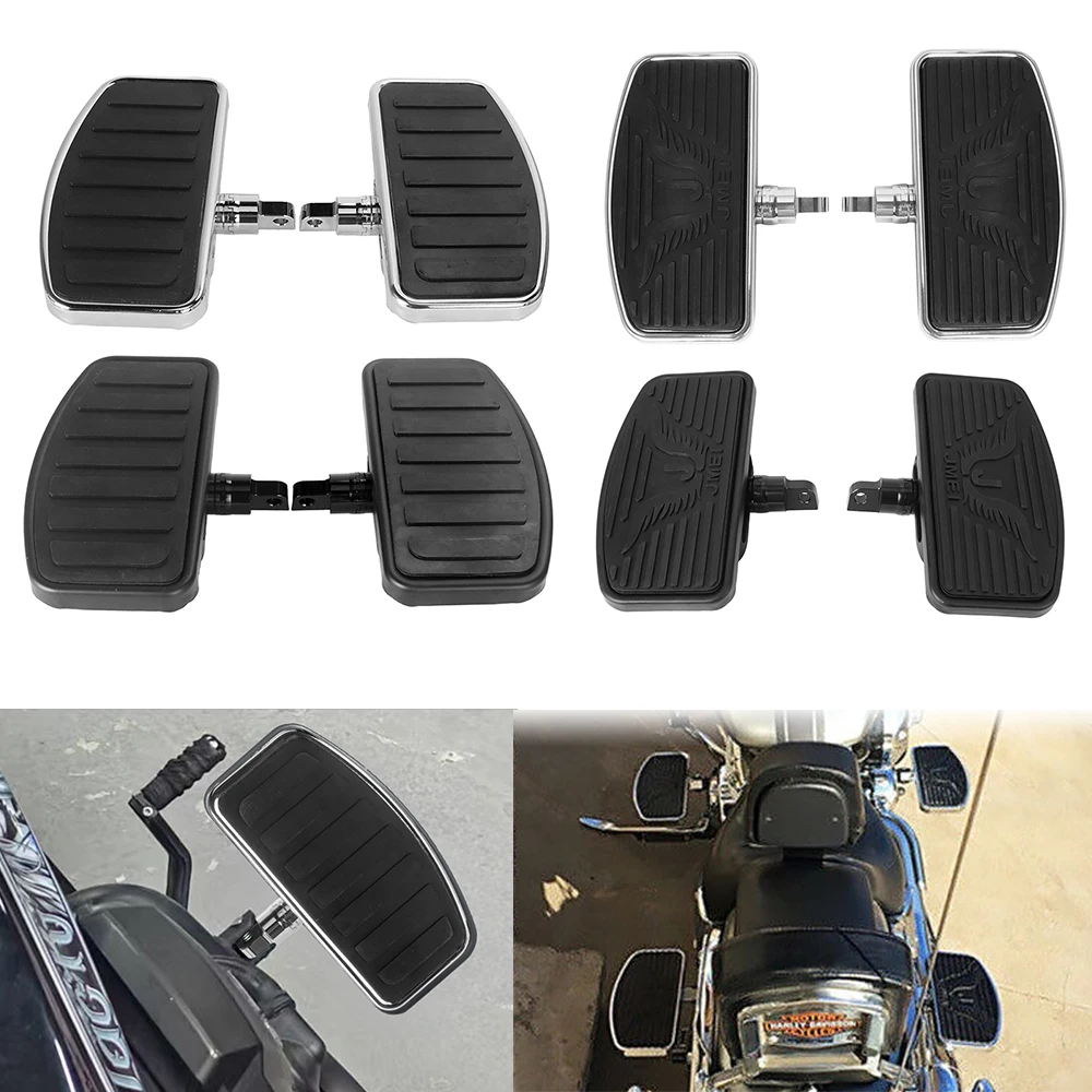 Estribo trasero para motocicleta, reposapiés ajustable de estilo de montaje para Harley Sportster Touring Street Electra Glide