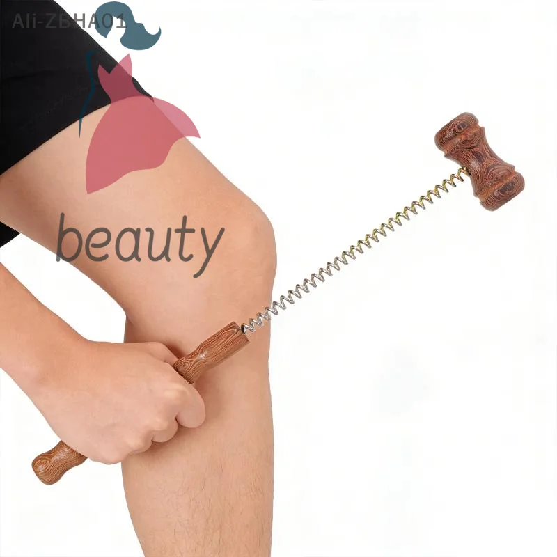 

Wooden Massager Ball Hammer Reduce Soreness Percussion Spring Ball Massager Reduce Fatigue For Office