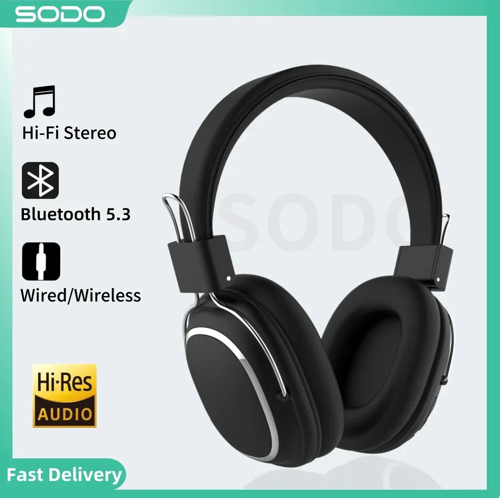 مراجعات شاملة لسماعات SODO SD-1004 اللاسلكية: تجربة صوتية فائقة مع اتصال Bluetooth 5.3