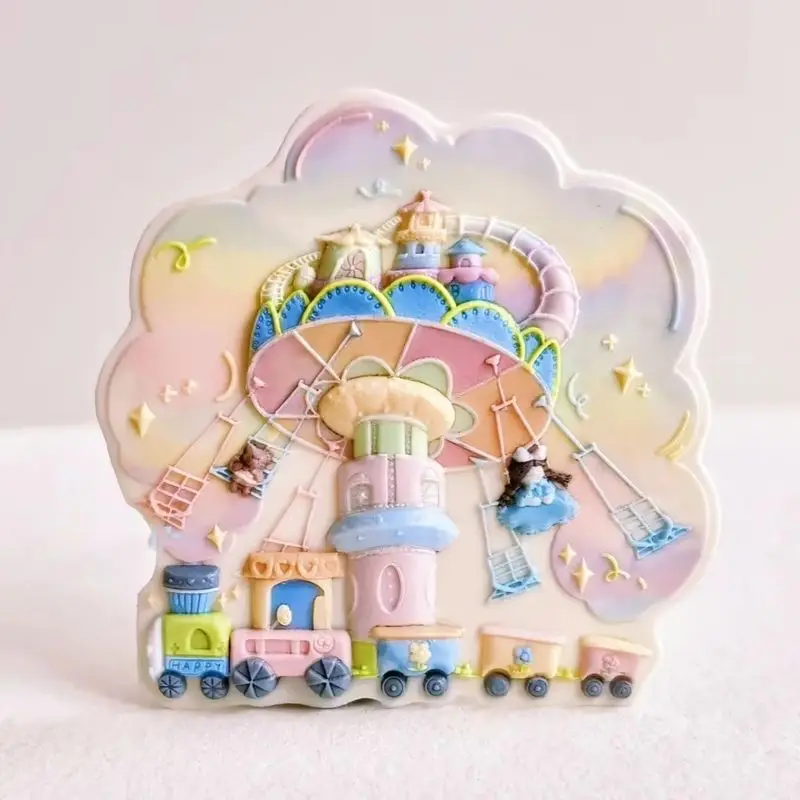 Timbri creativi Sigillo di lacca Parco divertimenti estivo Sigillo di rilievo alieno Testa Incontro Cigno Invito Busta Sigillo Testa di rame