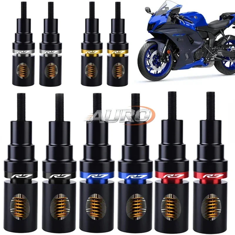 Motorcycle Accessories Falling Protection Bobbins Pad For YAMAHA YZF-R7 YZF R7 2024 2021-2025 Frame Slider Crash Protector