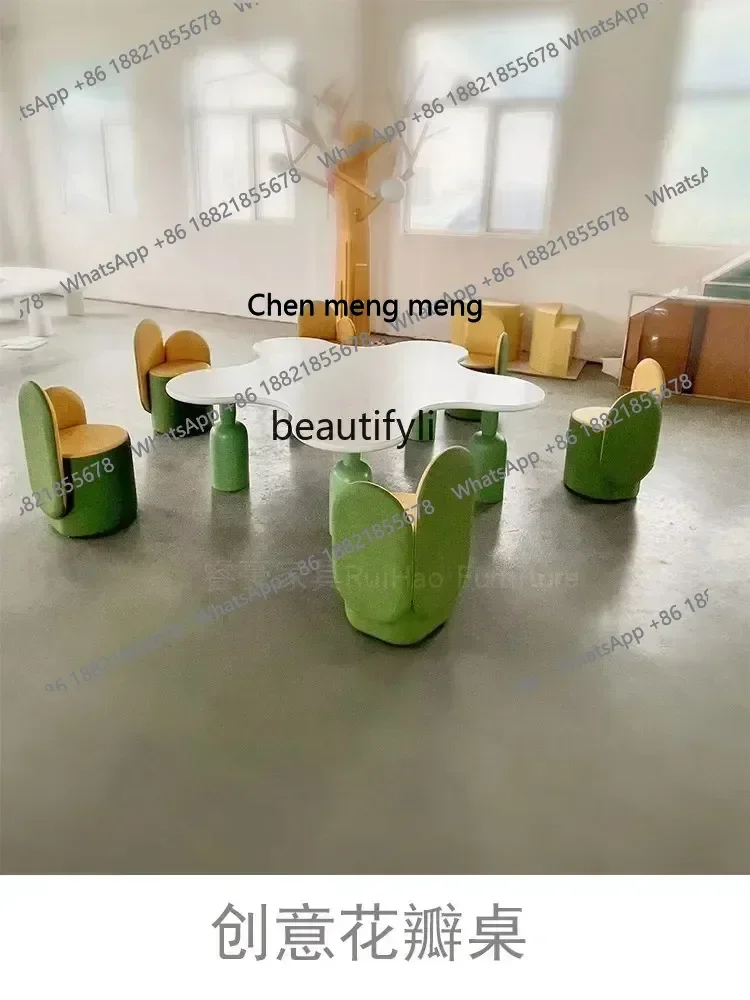 ss cn8350 ss 8350 Petal Table Creative Handmade Table Toy Table Activity Center Furniture
