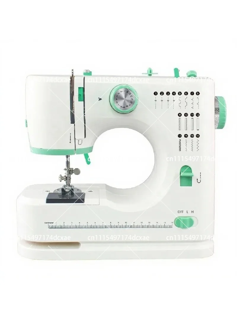 Double Needle Double Thread 16 Stitch Multi-Function Household Electric Sewing Machine for Edge Locking
