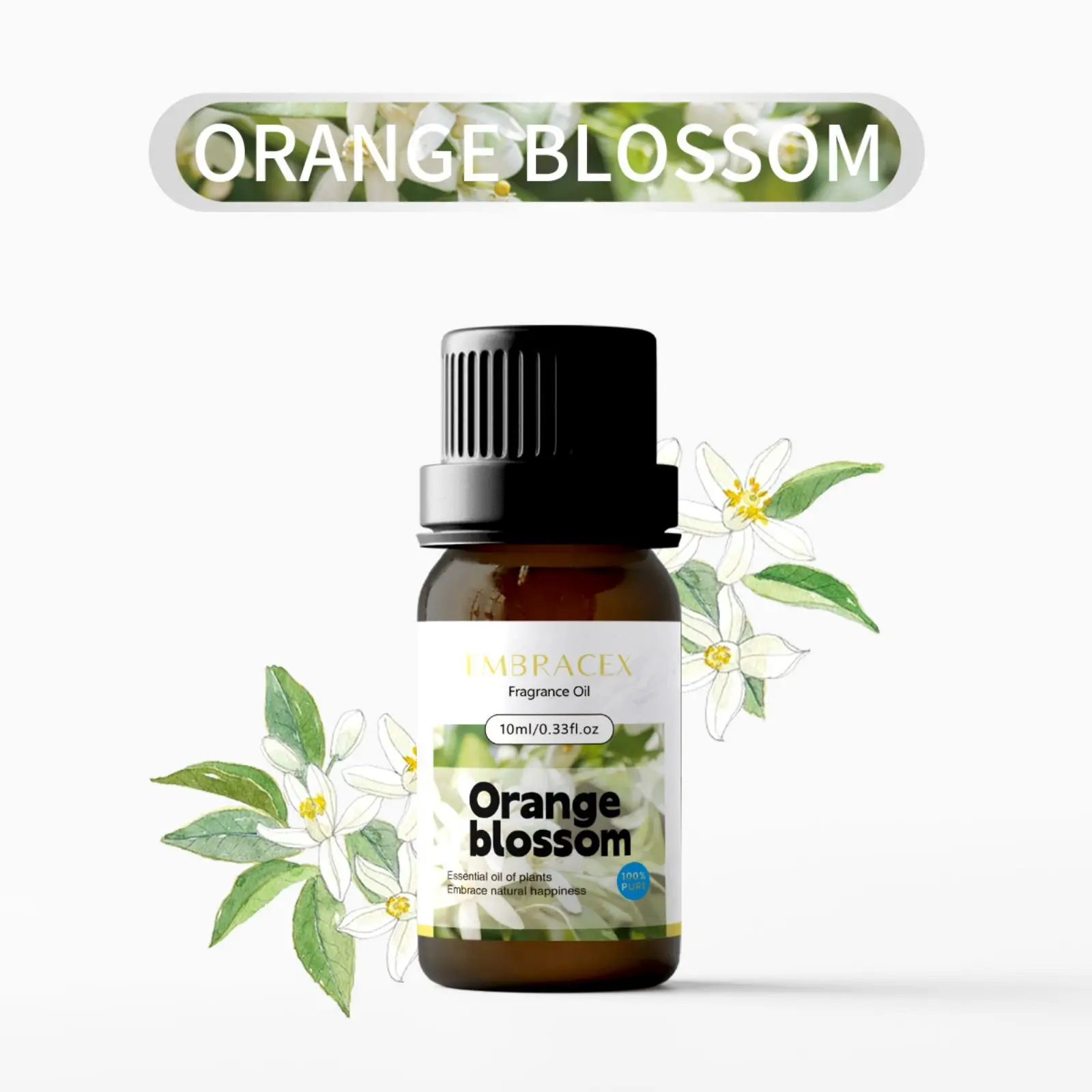 10ml Orange Blossom Fragrance Oils Long Lasting Scent Gifts Sweet Fragrance Car Diffusers Oil Gifts Fragrance for Woman