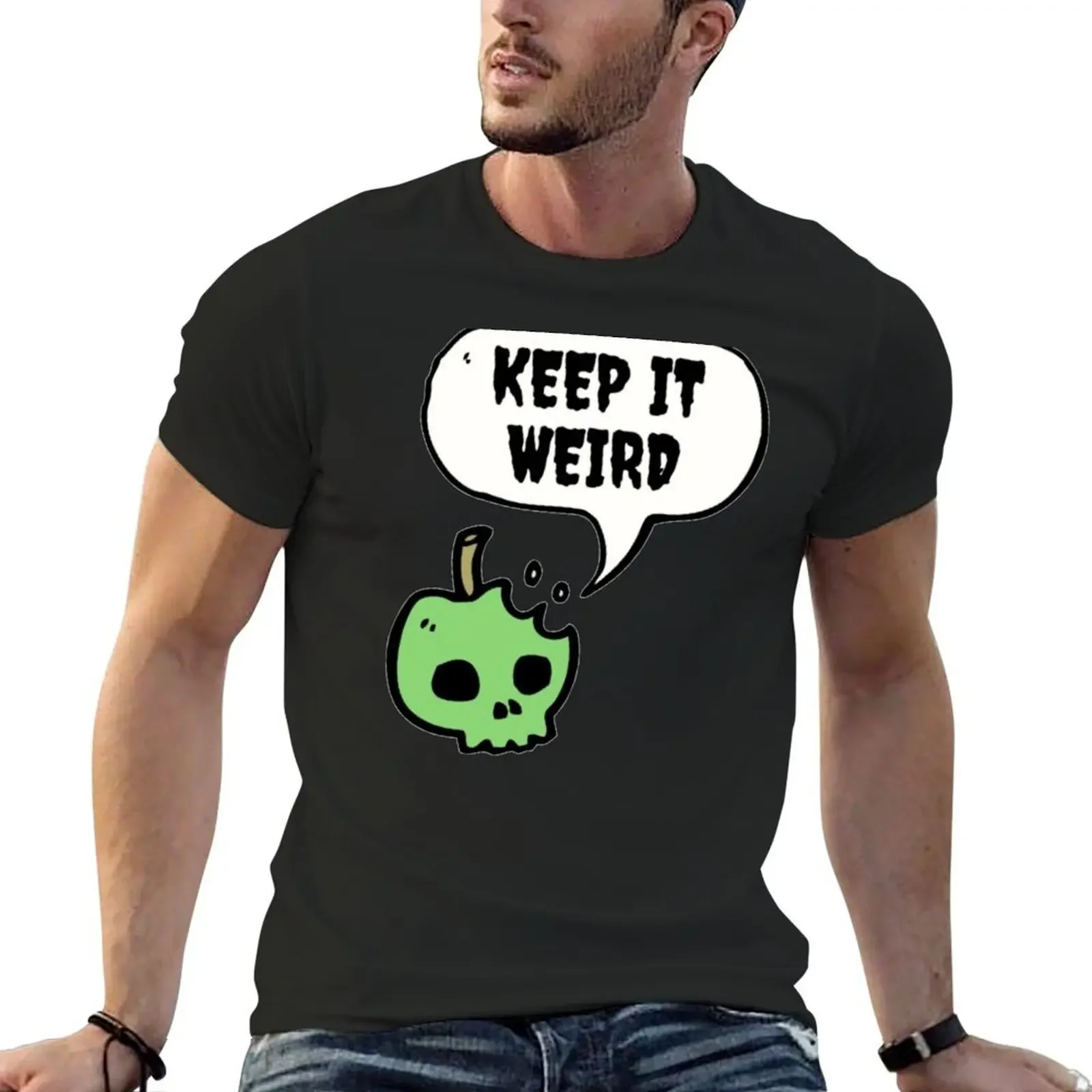 Morbid Podcast - Keep it weird T-Shirt blacks heavyweights aesthetic clothes graphic shirts men tshirt