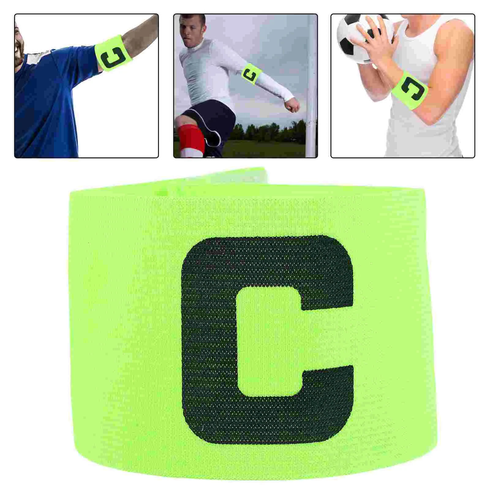 

Soccer Football Captain Armband Outdoor Basketball Bands Mark Sports Leader Green for Armbands Child