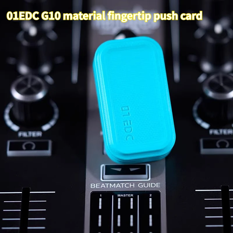 01EDC Three-Layer Magnetic Clicky Fidget Toy with G10 Material Mechanical Fingertip Push Slider  Desktop Stress Relief Toy