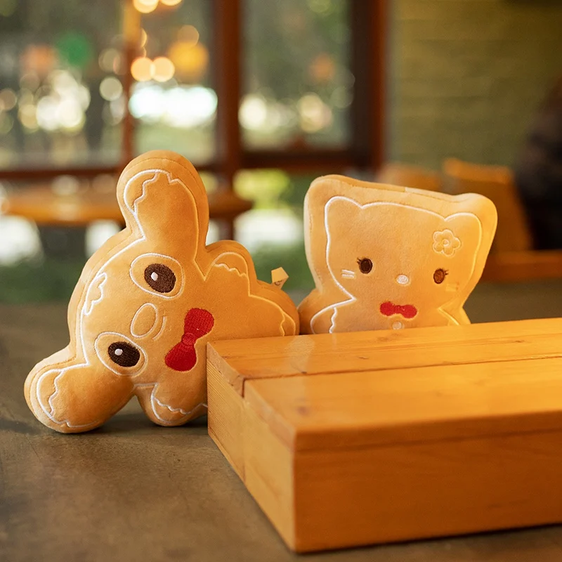 ハローキティ-漫画のクッキーぬいぐるみ,愛らしい人形,ジンジャーブレッドマン,生姜パン,かわいい,家の装飾,ギフト