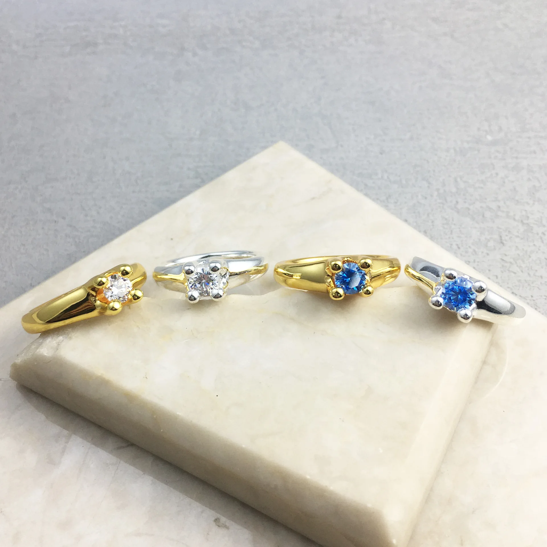 

Кольцо с цирконом в испанском стиле, блестящее дворцовое кольцо с четырьмя когтями, женские аксессуары, подарки для банкета друзей