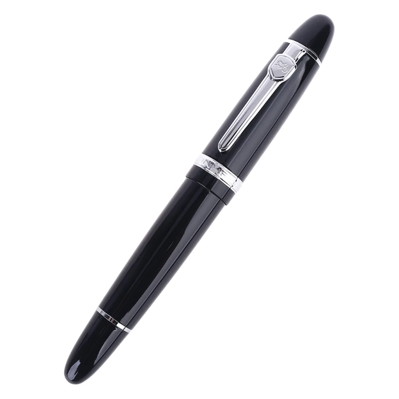 New Jinhao 159 Black And Silver for M Nib Fountain Pen Thick