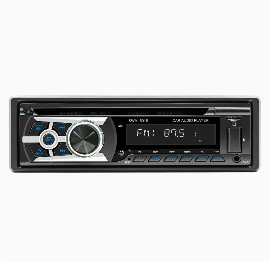 SWM 5015 Car Radio Stereo Player CD/VCD/DVD Digital Bluetooth MP3 Player FM Audio Stereo Music USB/SD with Built-in AUX Input