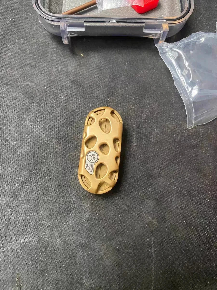 Used EDC DZ TOPB-KONG Brass Polished Material EDC Decompression Toy