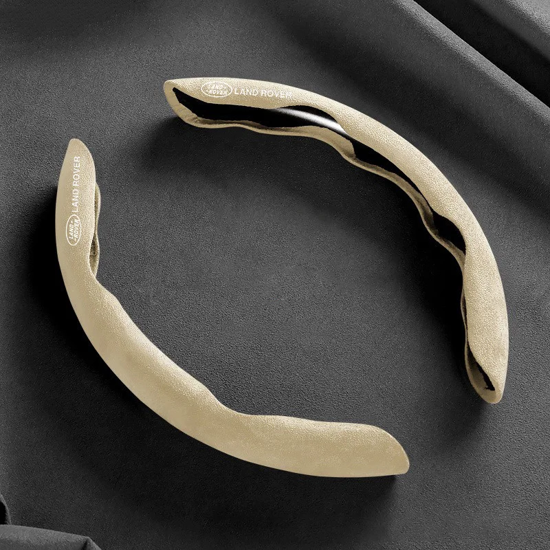 Immagine 5: Copri volante universale in pelle scamosciata antiscivolo per Land Rover Range Rover Defender Evoque Discovery Vogue Freelander